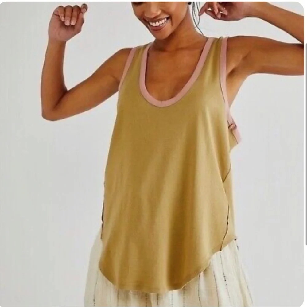 We the Free Reggi Tank Green/Pink_2